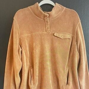 32 Degrees Men’s Caramel/Tan Half-Placket Cardigan Sweater